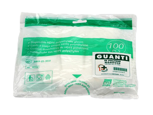 Guanto monouso 100 pezzi