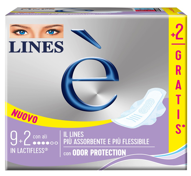 Lines e - ali carry pack 9 + 2 pezzi