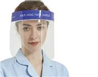 Schermo facciale anti-nebbia monouso