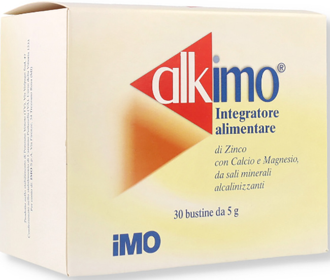 Alkimo integratore zinco calcio/magnesio 30 bustine