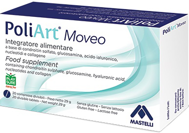 Poliart moveo 20 compresse divisibili non rivestite