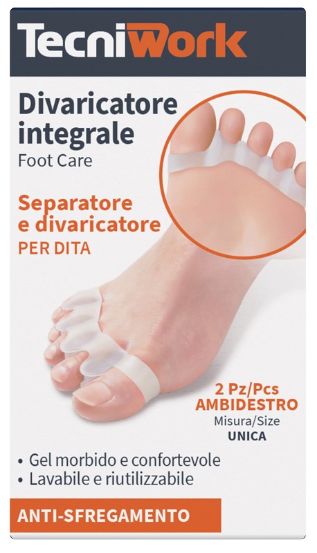 Separatore integrale dita 2 pezzi