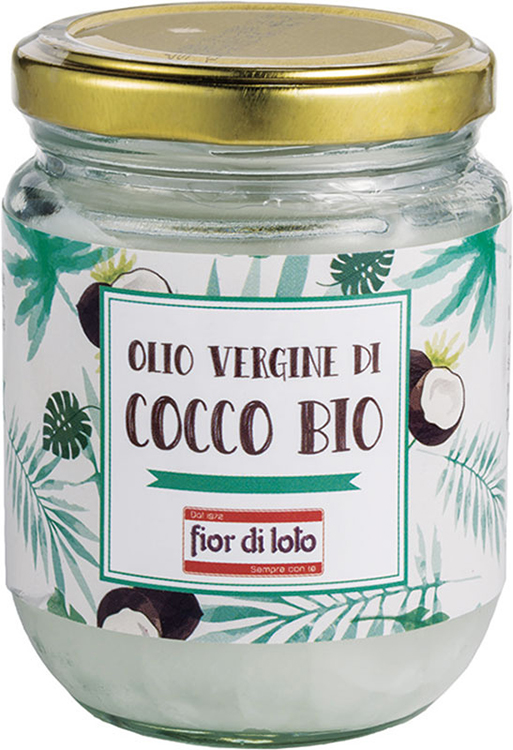 Fior di loto olio vergine di cocco bio 200 ml