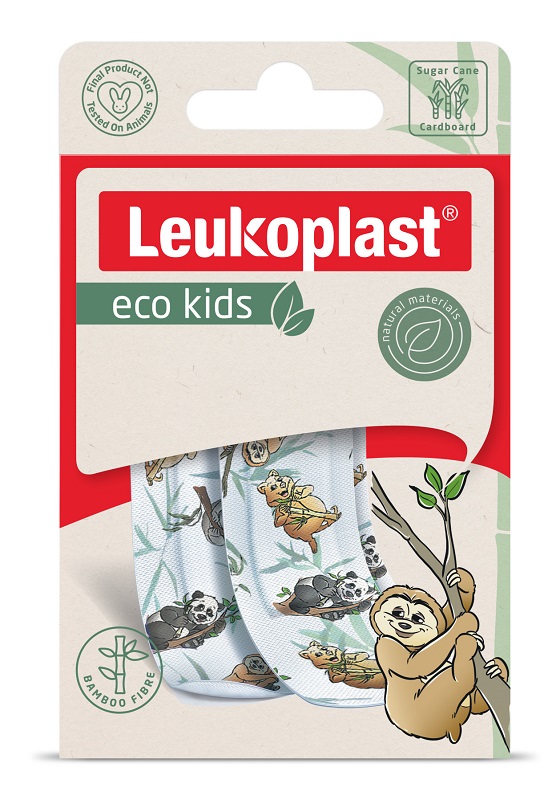 Cerotto leukoplast eco kids 12 pezzi assortiti