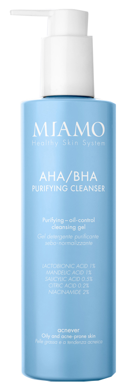 Miamo acnever aha/bha purifying cleanser duo 250 ml + 50 ml