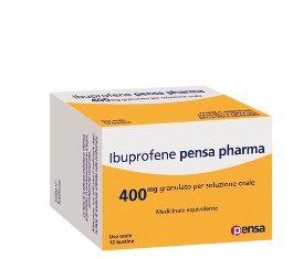 Ibuprofene pensa pharma 400 mg granulato per soluzione orale - 12 bustine