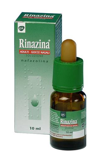 Rinazina 1 mg/ml gocce nasali soluzione flacone 10 ml