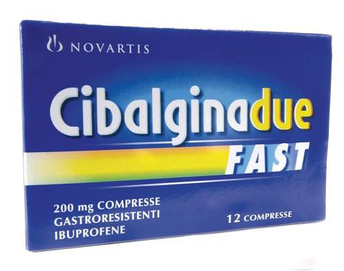 Cibalgina due fast 200 mg compresse gastroresistenti 12 compresse