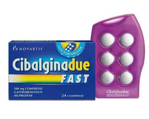 Cibalgina due fast 200 mg compresse gastroresistenti 24 compresse
