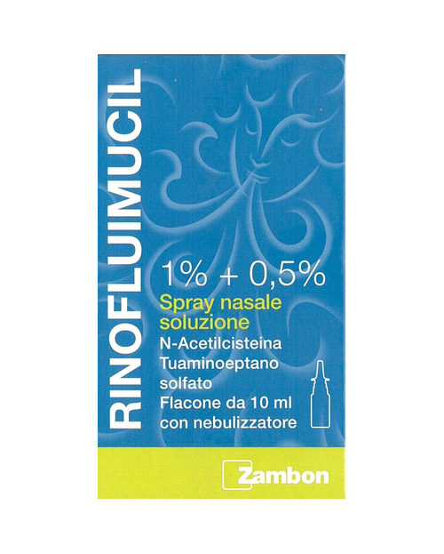 Rinofluimucil 1% + 0,5% spray nasale soluzione - flacone 10 ml