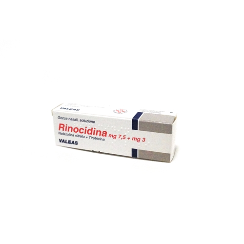 Rinocidina 7,5 mg + 3 mg gocce nasali, soluzione - 1 flacone da 15 ml