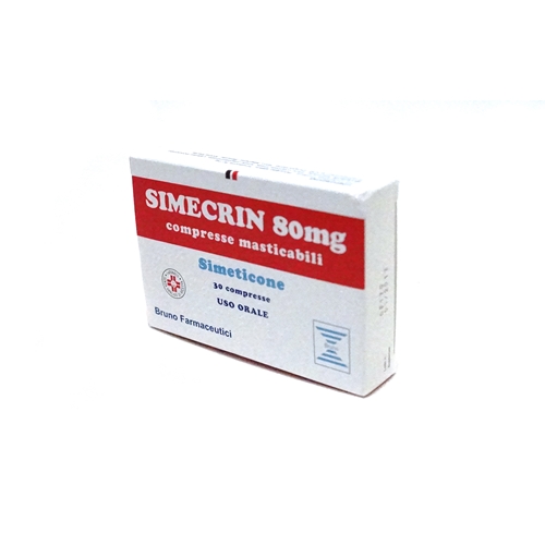 Simecrin 80 mg compresse masticabili - 30 compresse
