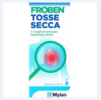 Froben tosse secca 1,7 mg/5 ml sciroppo - flacone 125 ml con misurino