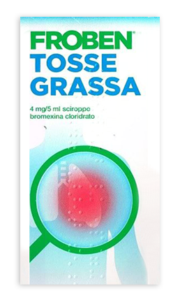 Froben tosse grassa 4 mg/5 ml sciroppo - flacone da 250 ml