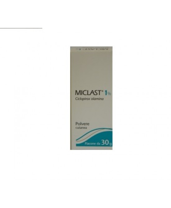 Miclast 1% polvere cutanea - 1 flacone da 30 g