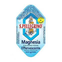 Magnesia s. pellegrino 45% polvere effervescente - gusto limone scatola 15 g
