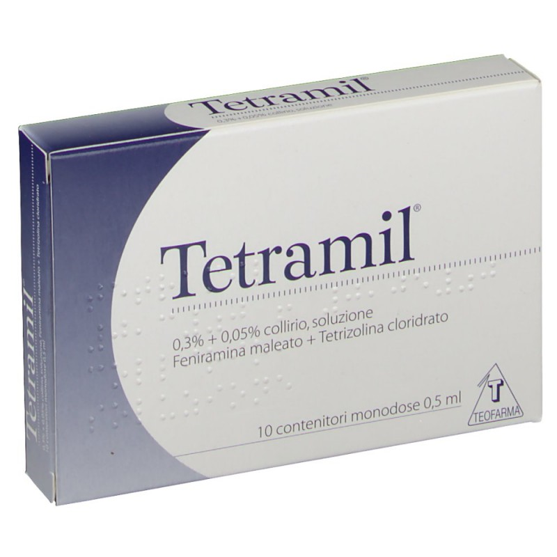 Tetramil 0,3% + 0,05% collirio, soluzione - 10 contenitori monodose da 0,5 ml