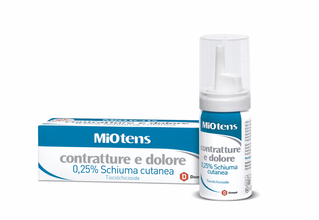 Miotens contratture e dolore 0,25% schiuma cutanea - contenitore sotto pressione da 30 ml