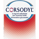 Corsodyl 200 mg/100 ml soluzione per mucosa orale - flacone 150 ml