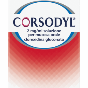 Corsodyl 200 mg/100 ml soluzione per mucosa orale - flacone 150 ml