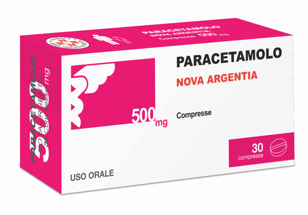 Paracetamolo nova argentia 500 mg compresse 30 compresse in blister pvc/al