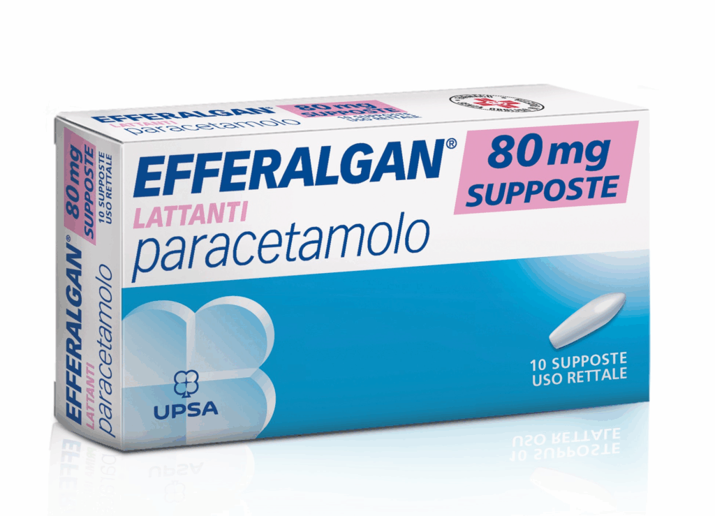 Efferalgan lattanti 80 mg supposte 10 supposte