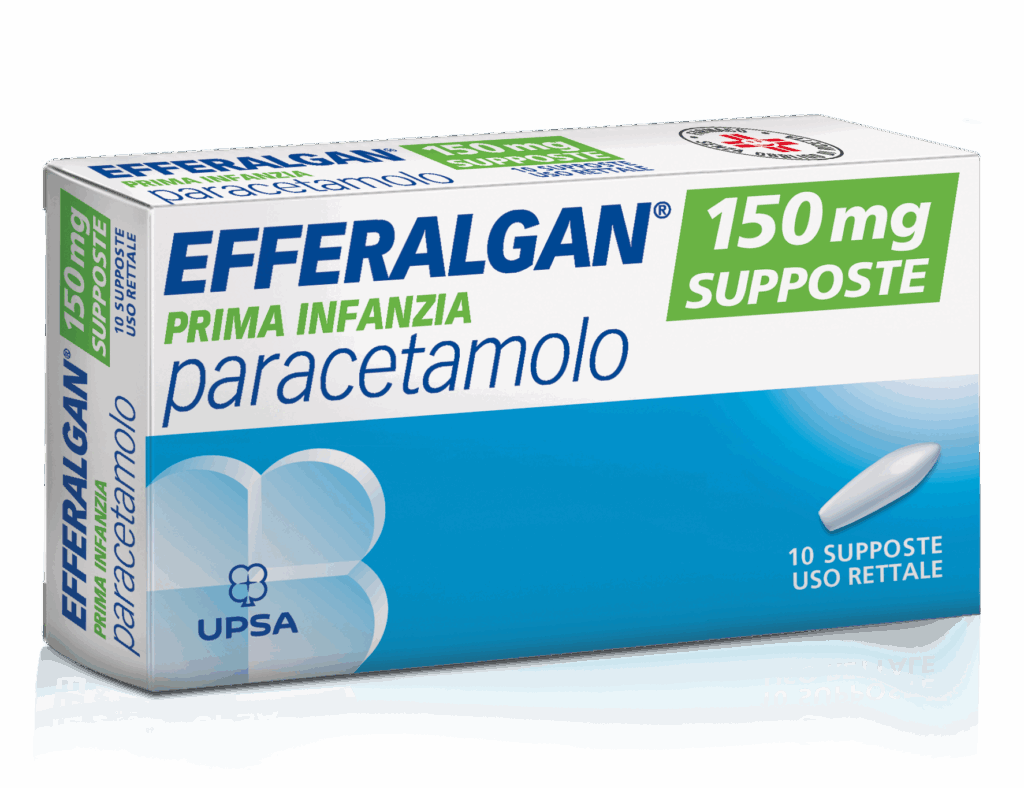 Efferalgan prima infanzia 150 mg supposte 10 supposte