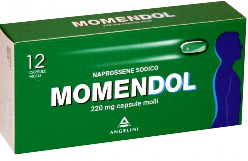 Momendol 220 mg capsula molle 12 capsule in blister pvc/pctfe/al