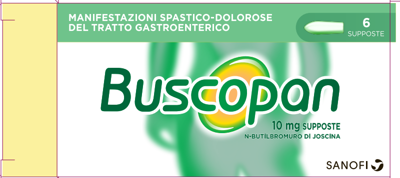 Buscopan 10 mg supposte - 6 supposte