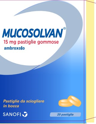 Mucosolvan 15 mg pastiglie gommose 20 pastiglie in blister pvc/al