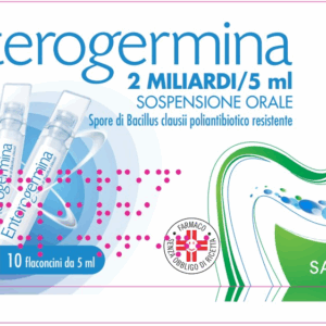 Enterogermina 2 miliardi/5 ml sospensione orale 10 flaconcini 5 ml