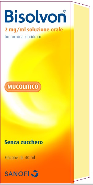 Bisolvon 2 mg/ml soluzione orale - flacone 40 ml
