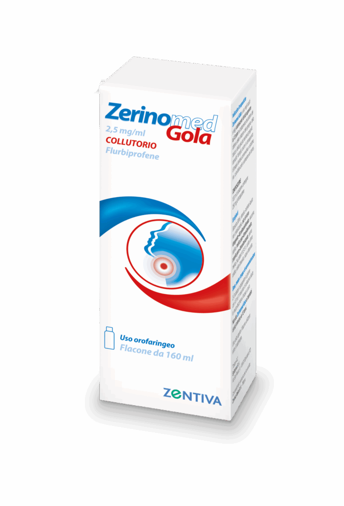 Zerinomed gola 0,25% collutorio flacone da 160 ml