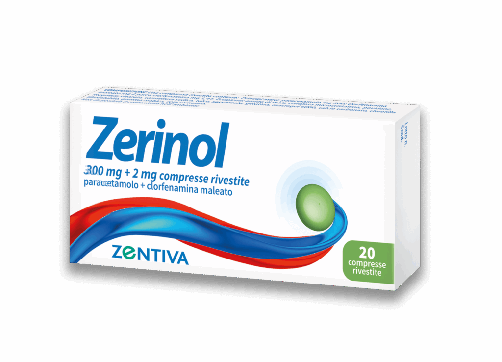 Zerinol 300 mg + 2 mg compresse rivestite - 20 compresse