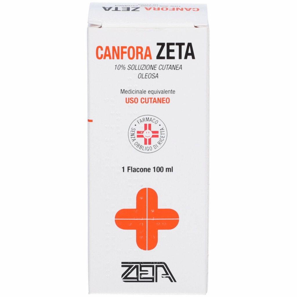 Canfora zeta 10% soluzione cutanea - 1 flacone 100 ml di soluzione oleosa