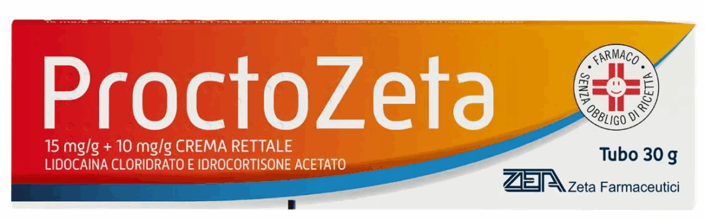 Lidocaina cloridrato e idrocortisone acetato zeta 1,5%/1% crema - tubo 30 g